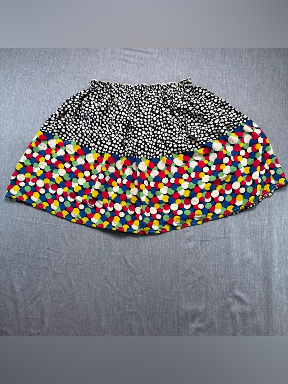 Corey Lynn Calter Size XS Pull-On Silk Swing Skirt Polka Dot Anthropologie